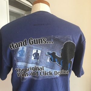 🇺🇸3/$20 NEW Handguns the original point and click device. T-shirt